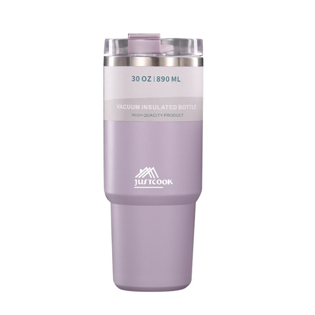 【JUSTCOOK 廚藝寶】304不鏽鋼雙層冰霸保溫保冷杯890ml