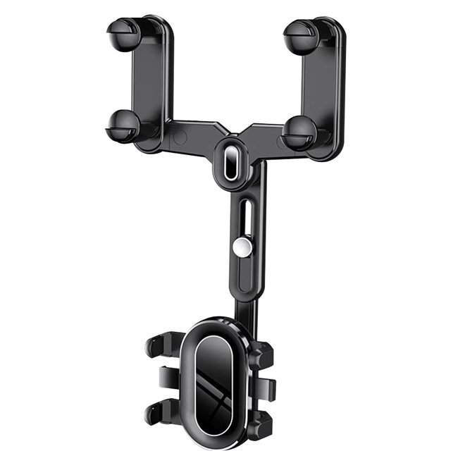 360°車用防震汽車後視鏡手機支架