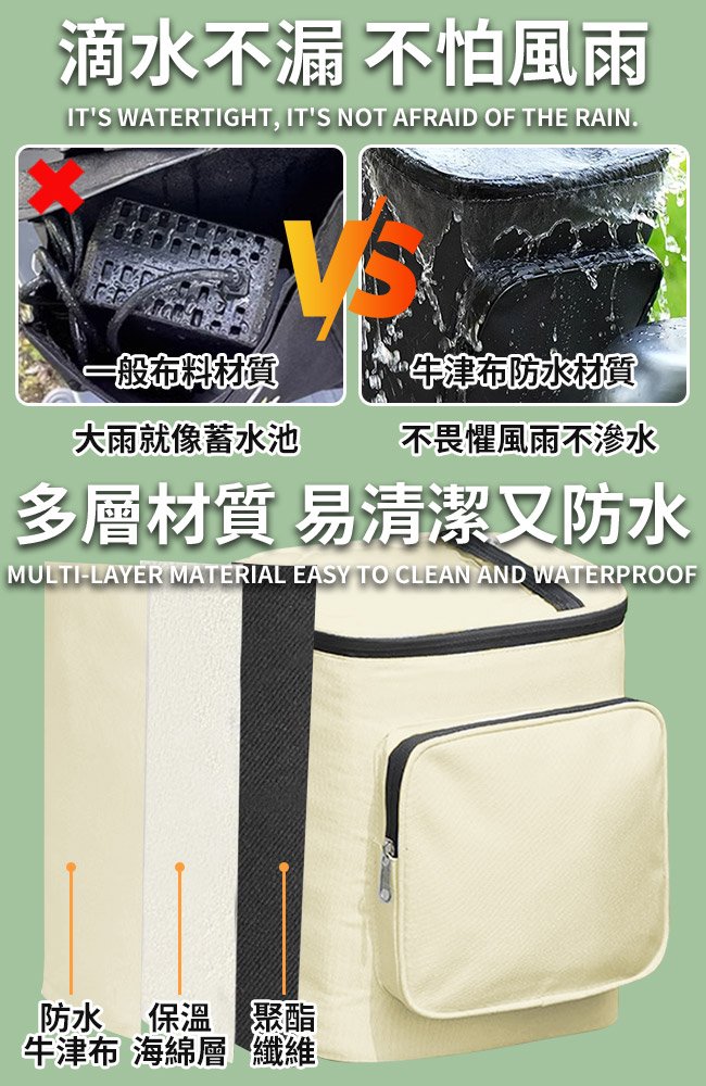 【ENNE】家用+機車前置防水置物包/置物袋/收納包
