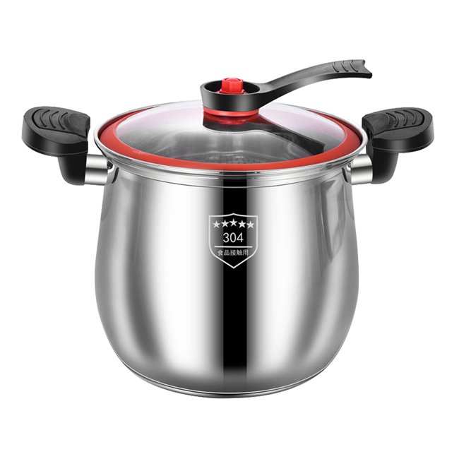 【JUSTCOOK 廚藝寶】304不鏽鋼微壓聚能雙耳高桶湯鍋