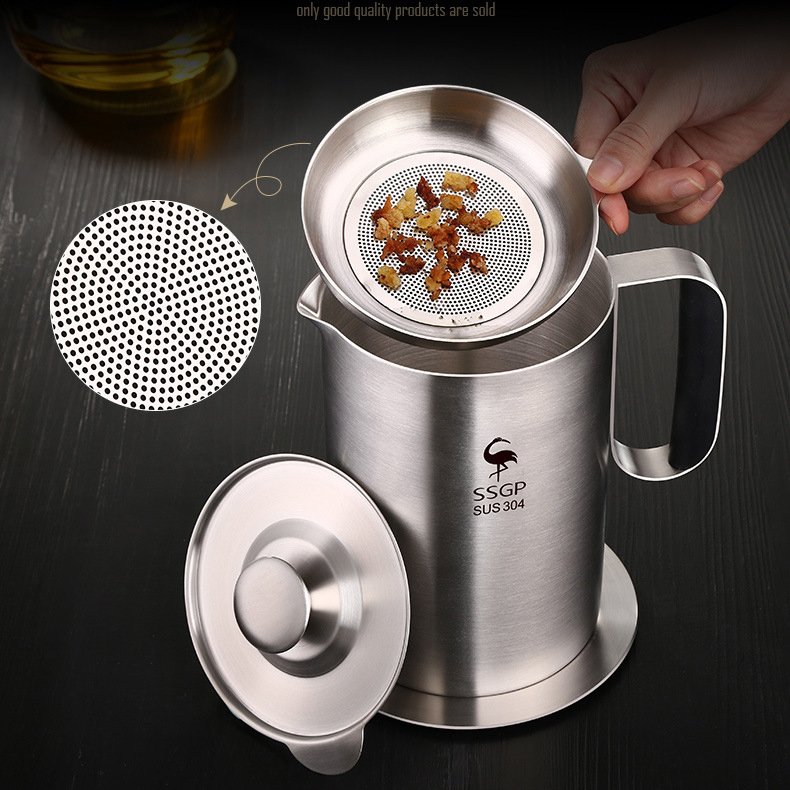 濾油壺濾油器廚房家用倒油罐豬油過濾油渣隔油器家用油瓶